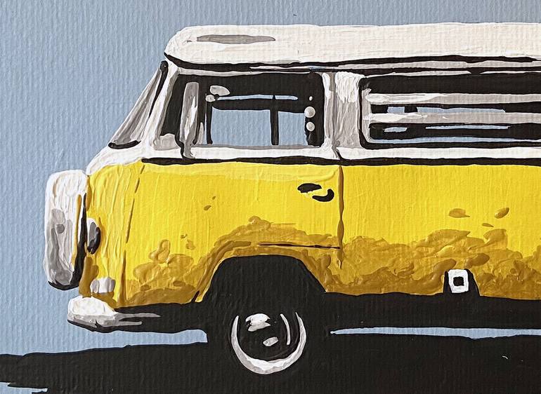 Original Car Painting by Eileen Lunecke