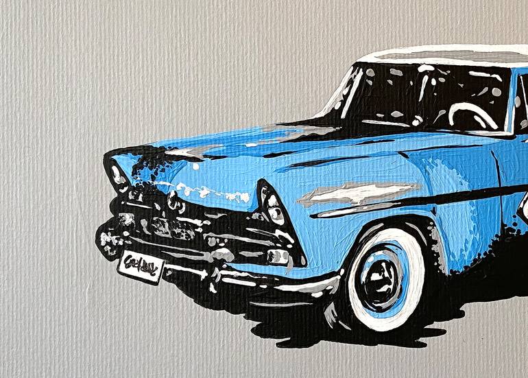 Original Automobile Painting by Eileen Lunecke