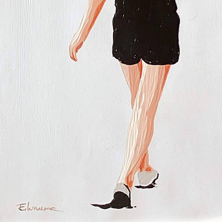 Original Pop Art Women Painting by Eileen Lunecke