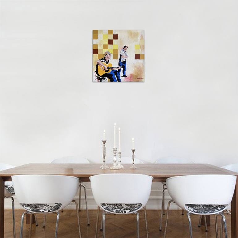 Original Figurative People Painting by Eileen Lunecke