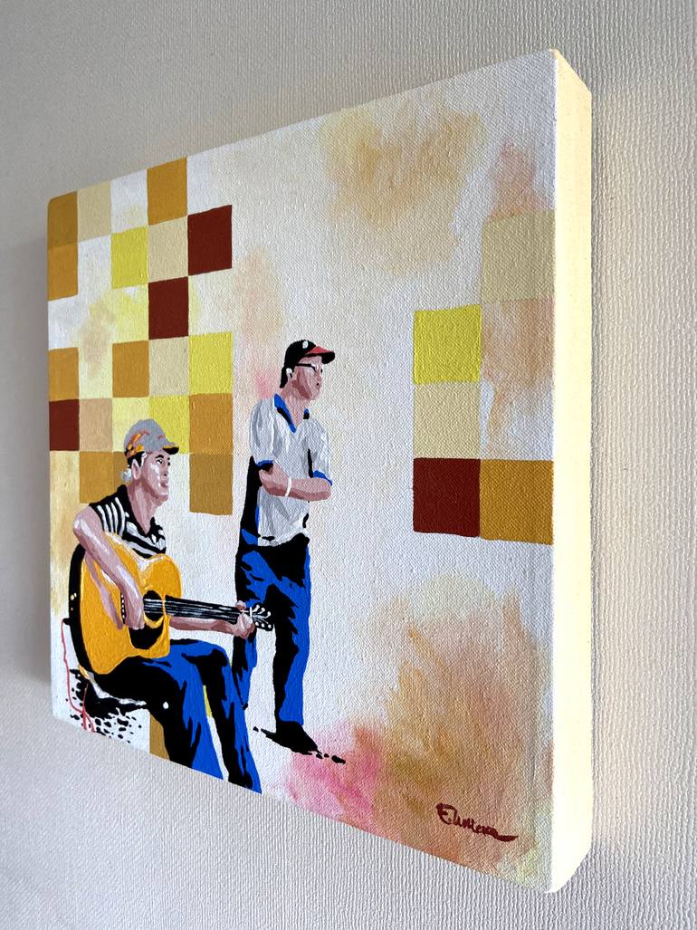 Original Figurative People Painting by Eileen Lunecke