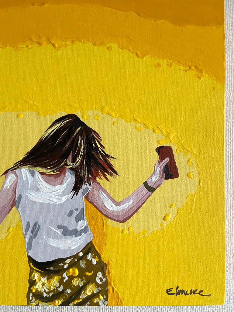 Original Figurative People Painting by Eileen Lunecke