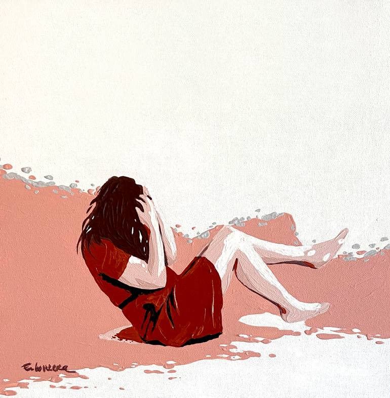 Original Figurative People Painting by Eileen Lunecke