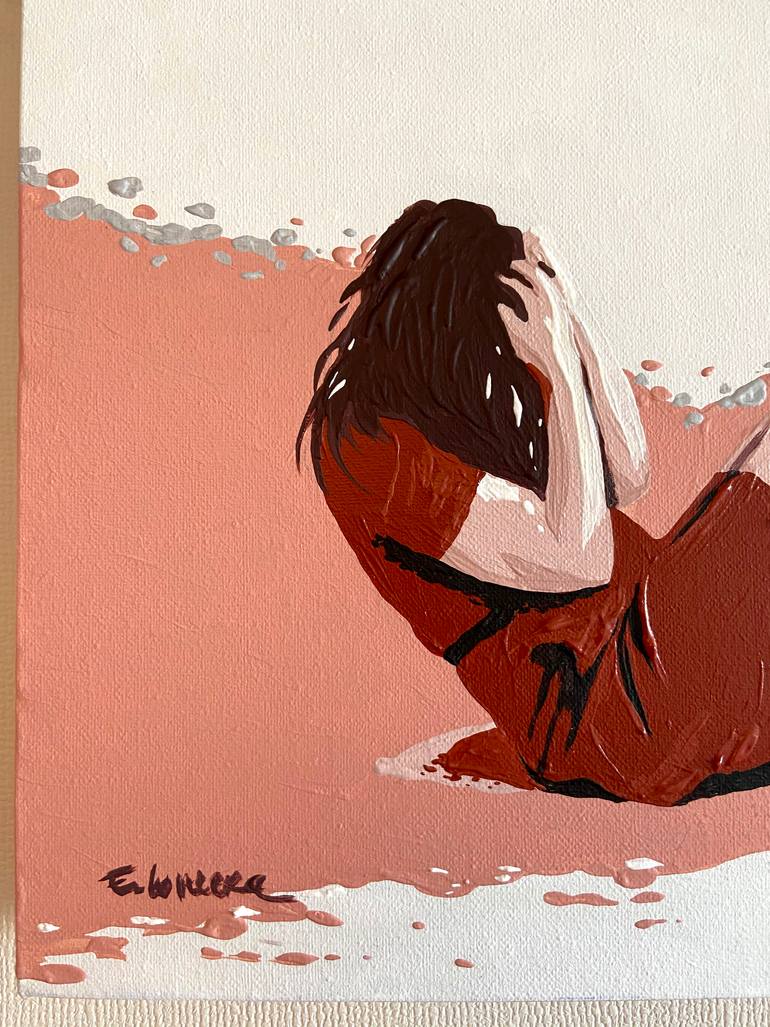 Original Figurative People Painting by Eileen Lunecke