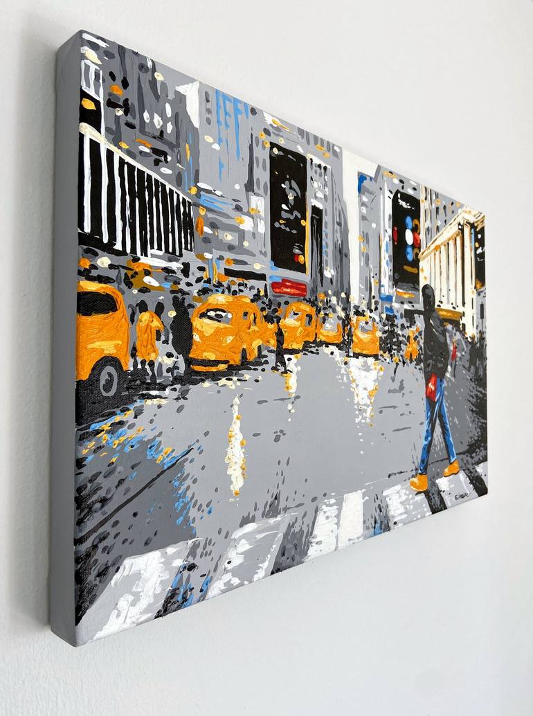 Original Cities Painting by Eileen Lunecke