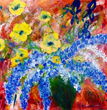 Original Floral Painting by Holly Wilson Werner