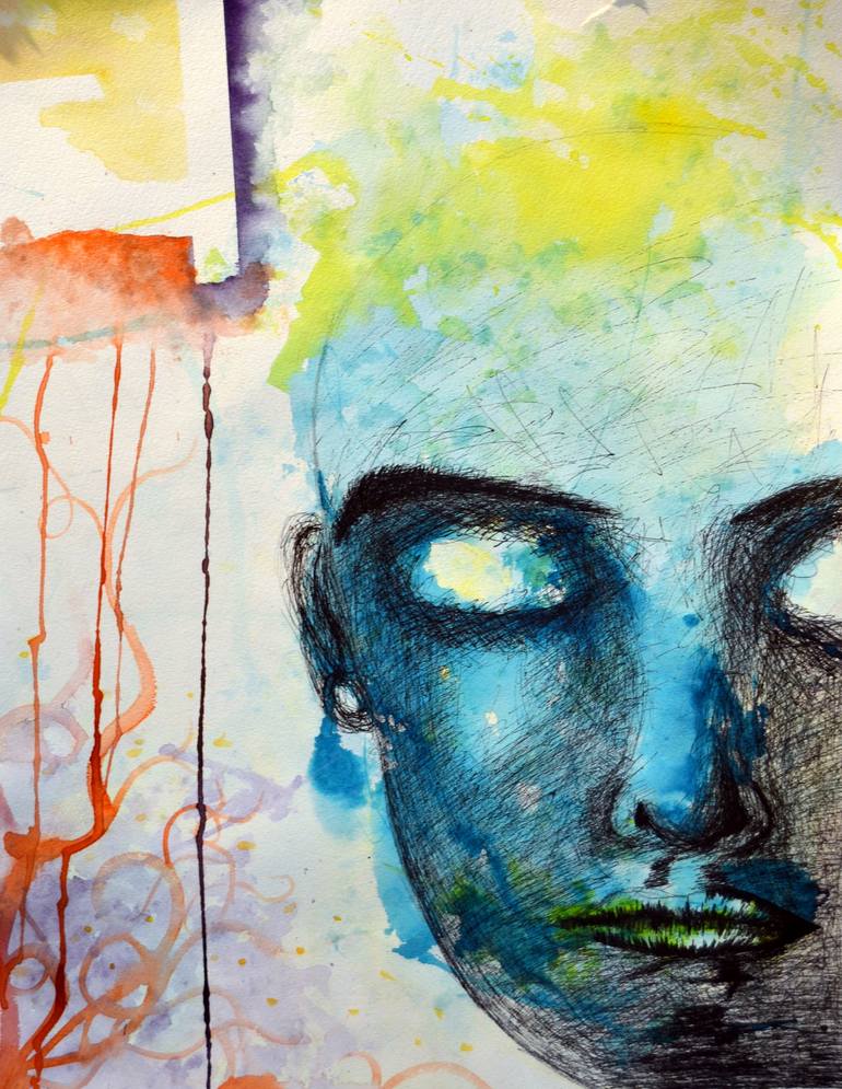 Unstableness Unstable tranquility Painting by Miguel Hdz | Saatchi Art
