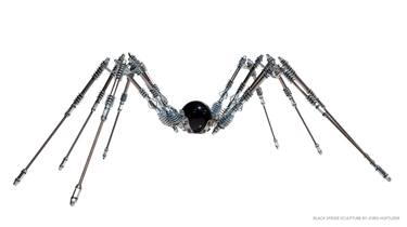Black Spider Sculpture thumb