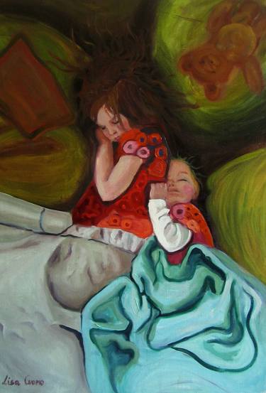 Original Expressionism Children Paintings by Lisa Cuomo