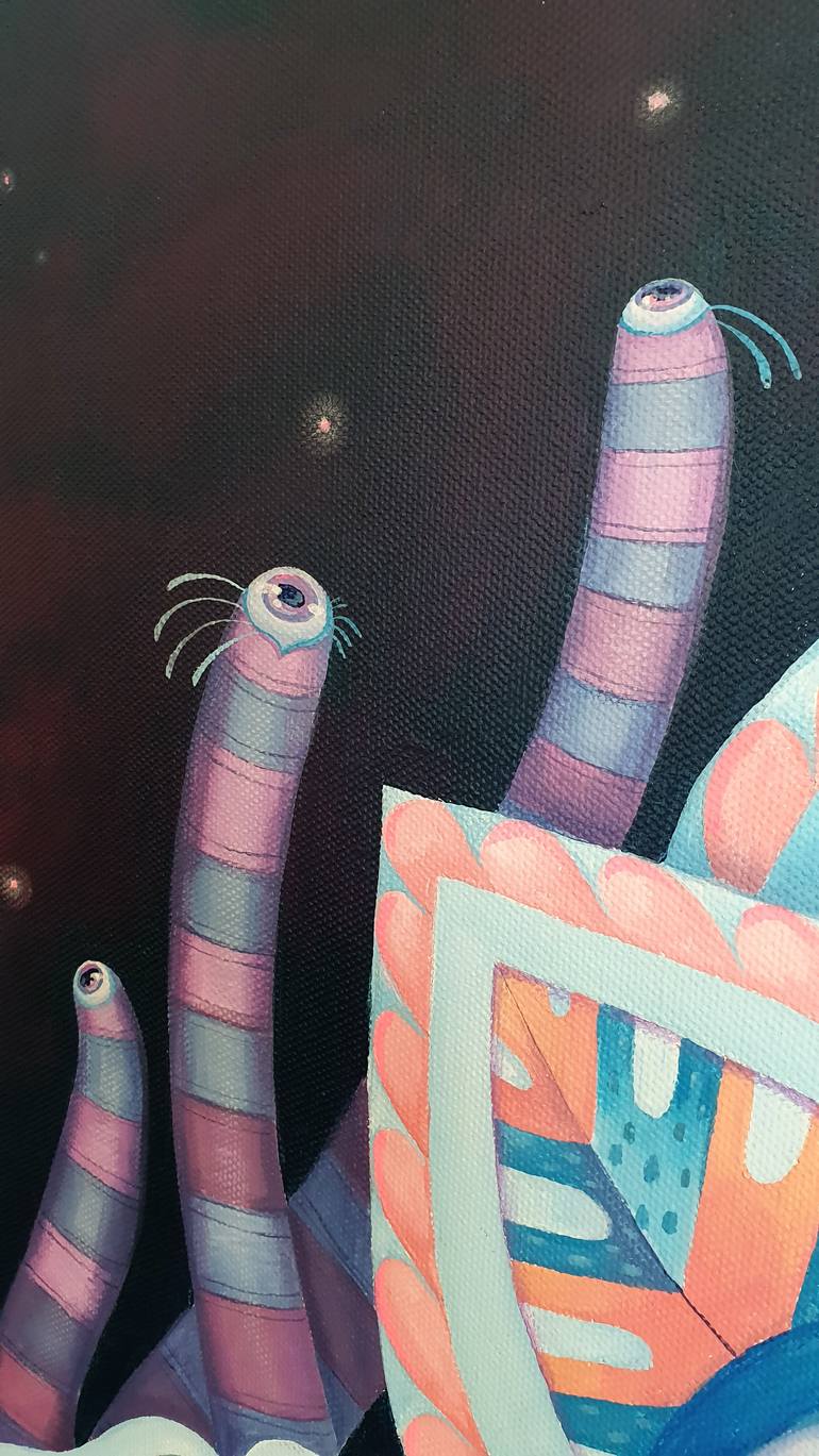 Original Figurative Fantasy Painting by Aleksandra Paranchenko
