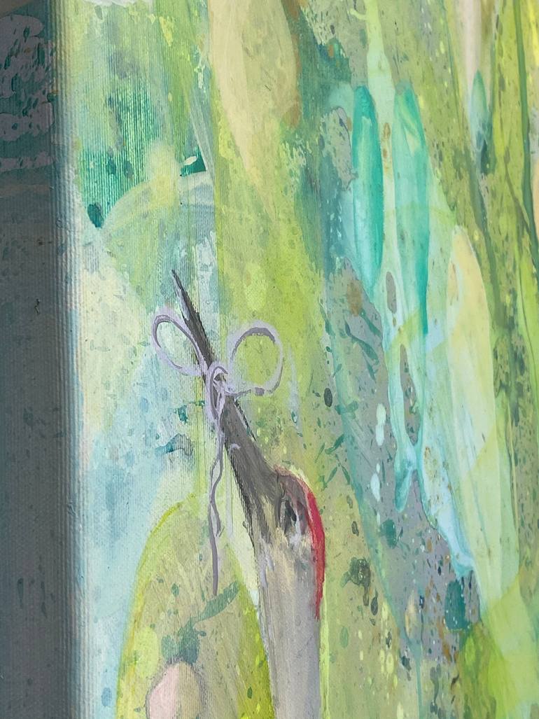 Original Art Deco Abstract Painting by Tomasz Cebo