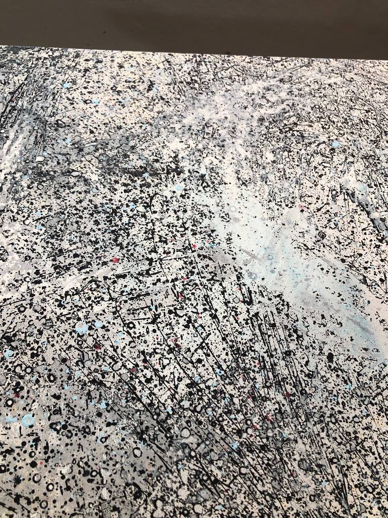 Original Abstract Expressionism Abstract Painting by Tomasz Cebo