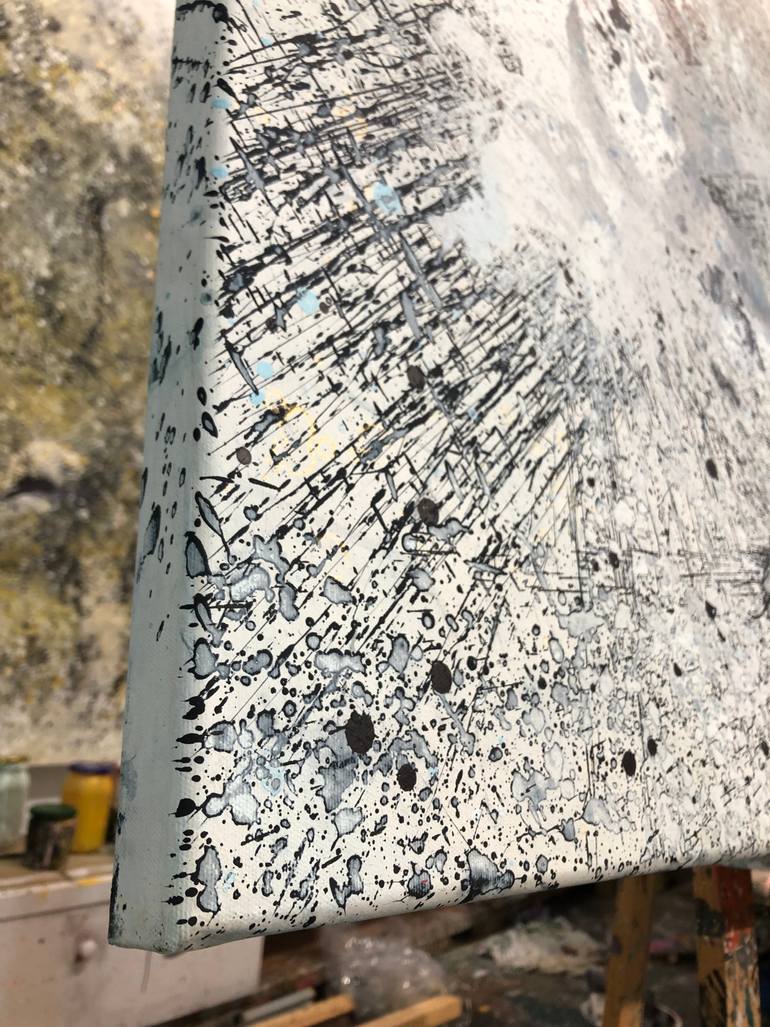 Original Abstract Expressionism Abstract Painting by Tomasz Cebo