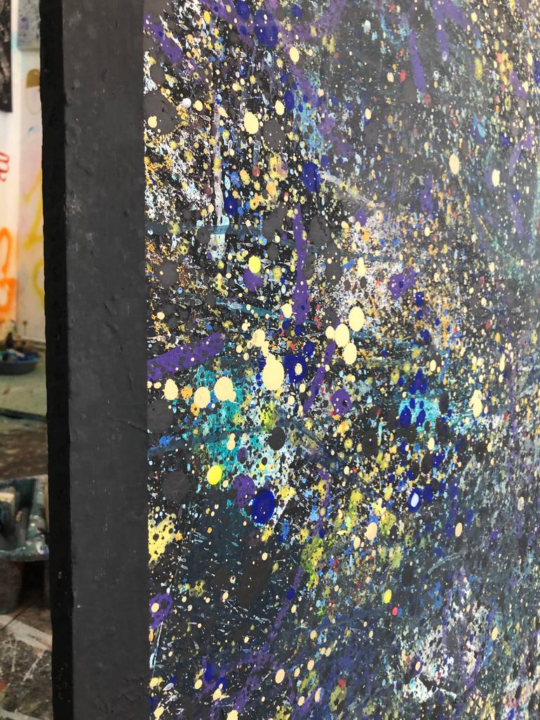 Original Abstract Expressionism Abstract Painting by Tomasz Cebo
