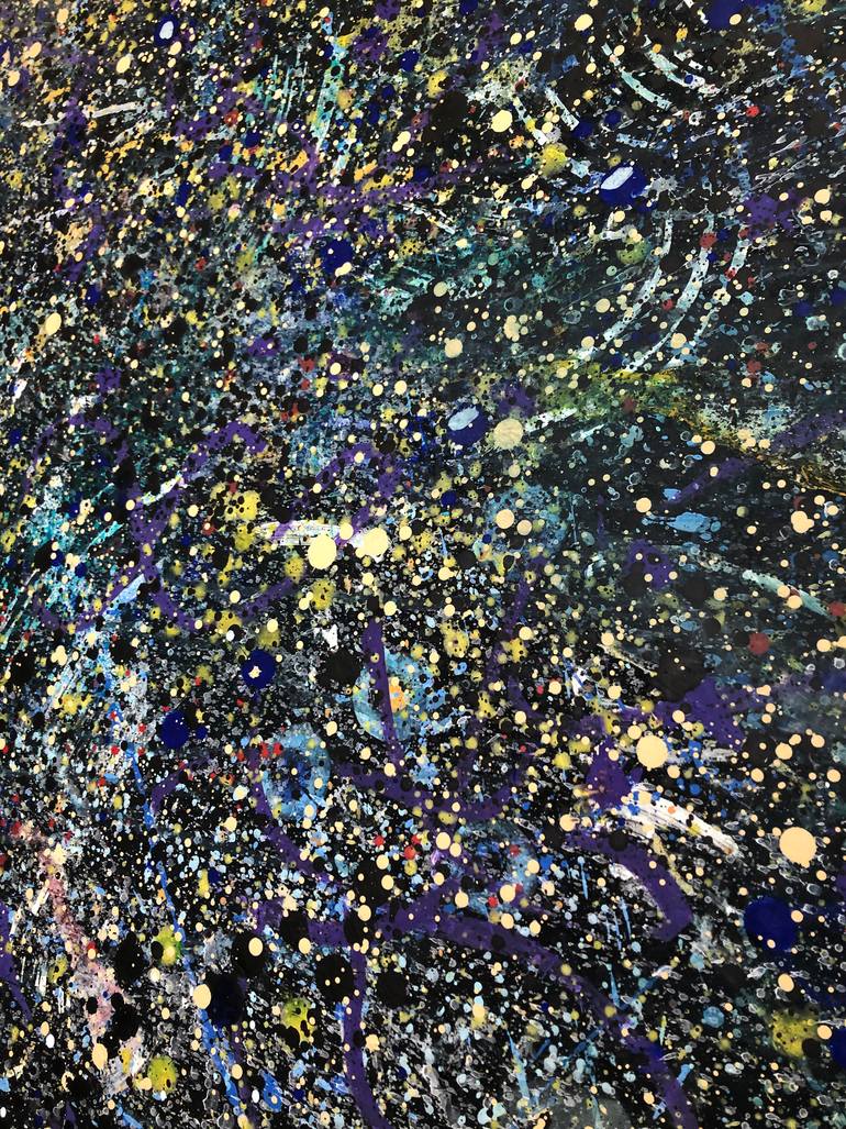 Original Abstract Expressionism Abstract Painting by Tomasz Cebo