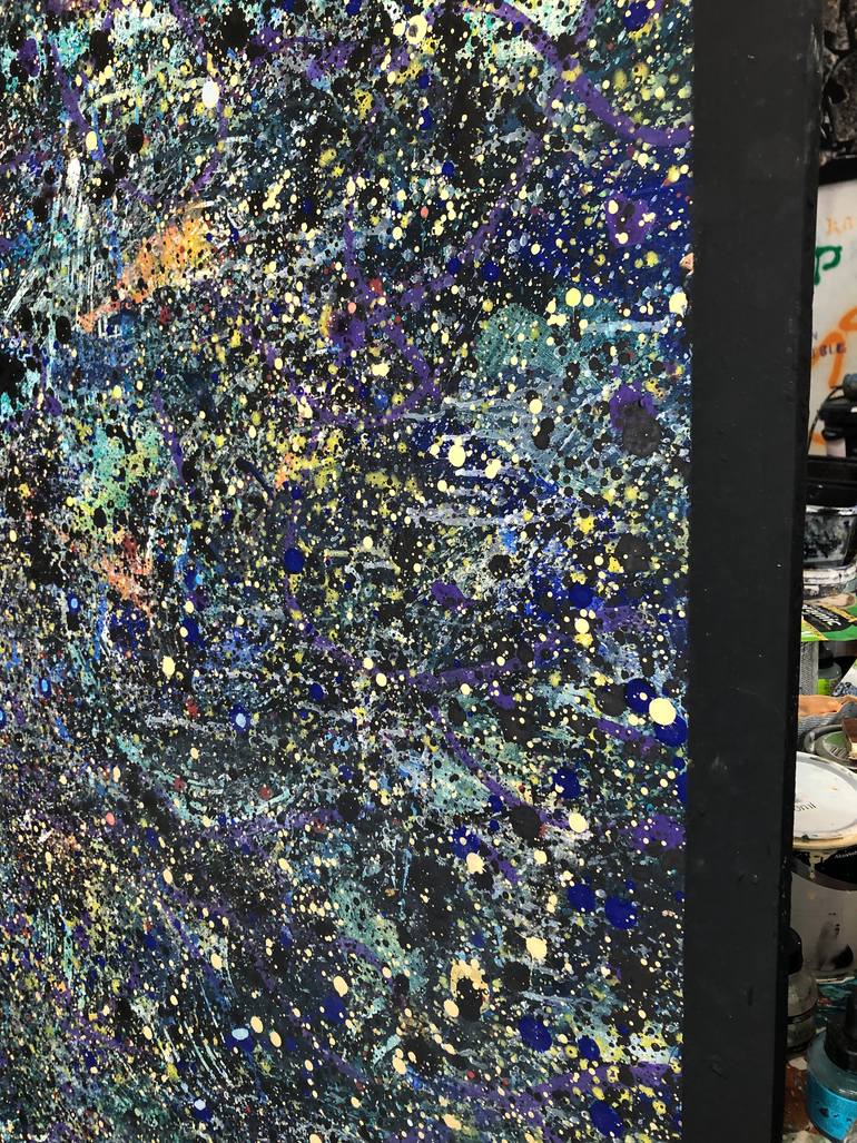 Original Abstract Expressionism Abstract Painting by Tomasz Cebo