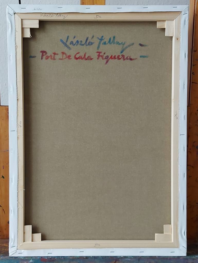 Original Impressionism Landscape Painting by Laszlo Sallay