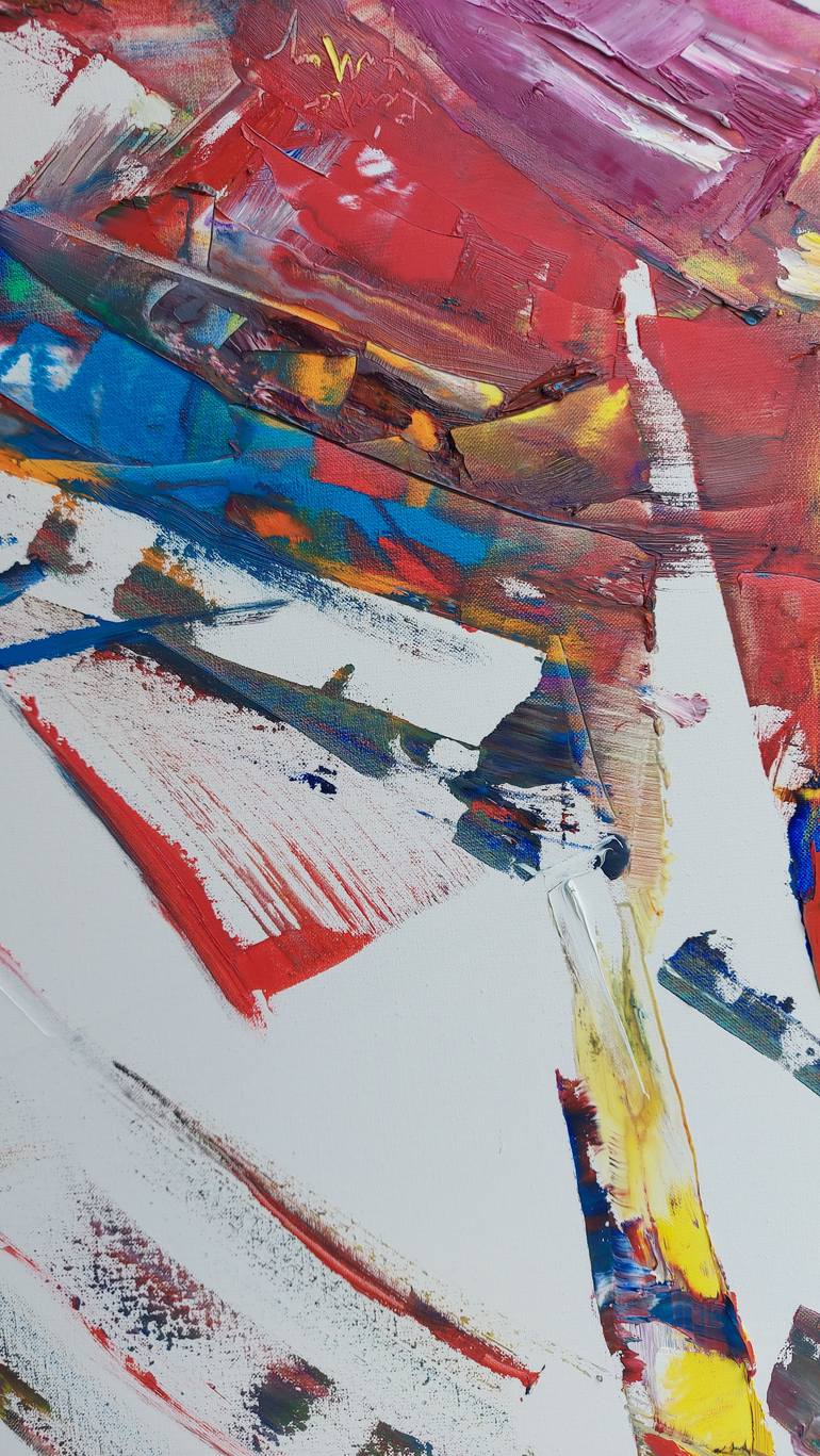 Original Contemporary Abstract Painting by Laszlo Sallay