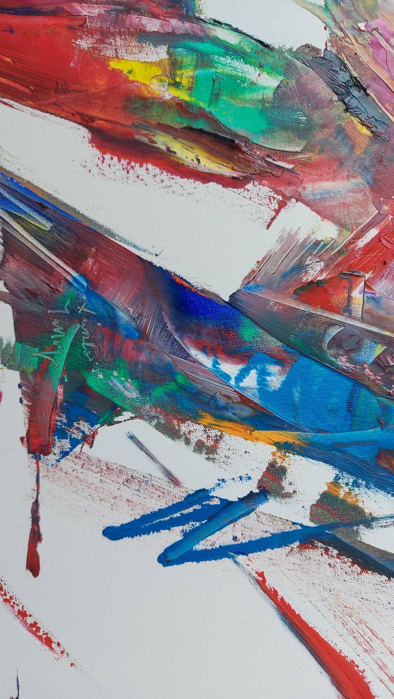 Original Contemporary Abstract Painting by Laszlo Sallay