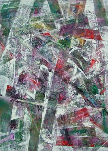 Original Abstract Paintings by Laszlo Sallay