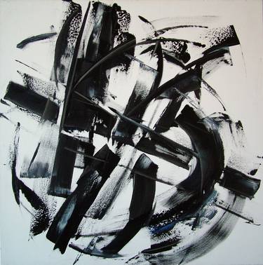 Original Abstract Paintings by Laszlo Sallay