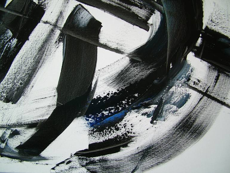 Original Abstract Painting by Laszlo Sallay