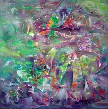 Original Abstract Paintings by Laszlo Sallay