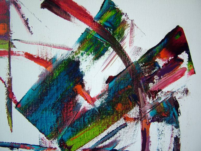 Original Abstract Painting by Laszlo Sallay