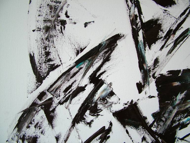 Original Abstract Painting by Laszlo Sallay