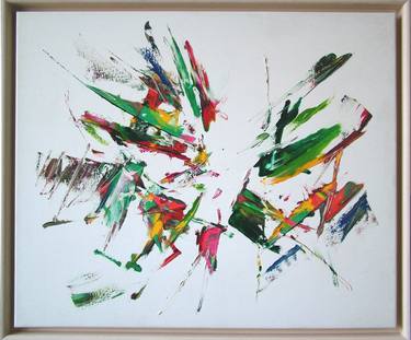 Original Abstract Aerial Paintings by Laszlo Sallay
