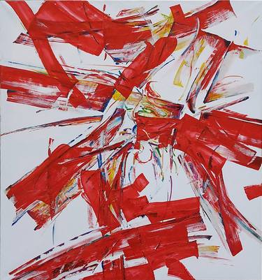 Original Abstract Paintings by Laszlo Sallay