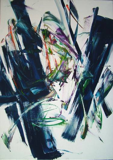 Original Abstract Paintings by Laszlo Sallay