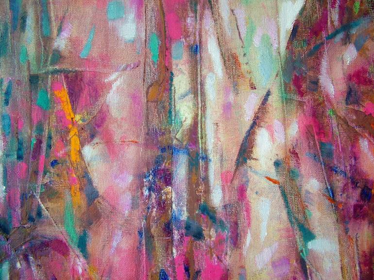 Original Abstract Painting by Laszlo Sallay