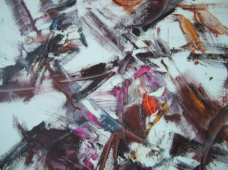 Original Abstract Painting by Laszlo Sallay