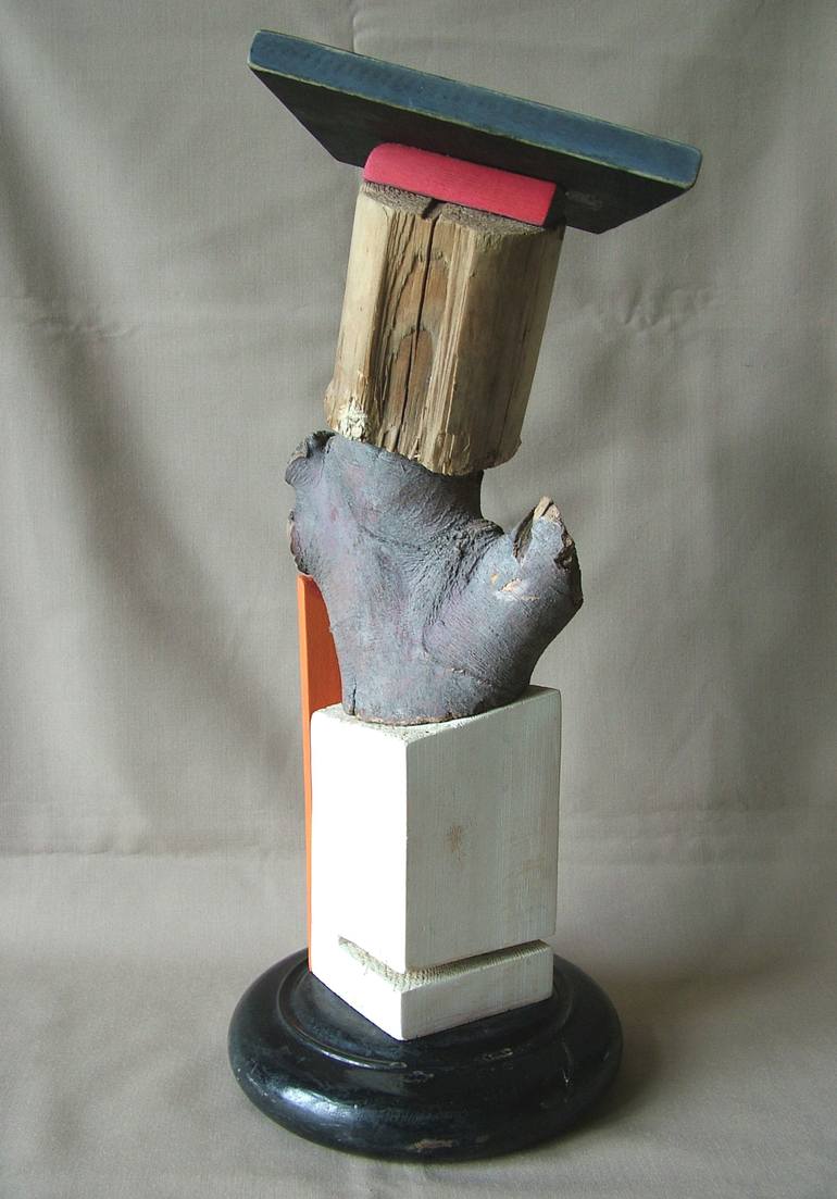 Original Figurative Abstract Sculpture by Laszlo Sallay