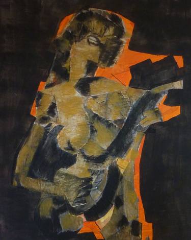Print of Abstract Expressionism Nude Collage by Martine Jacobs