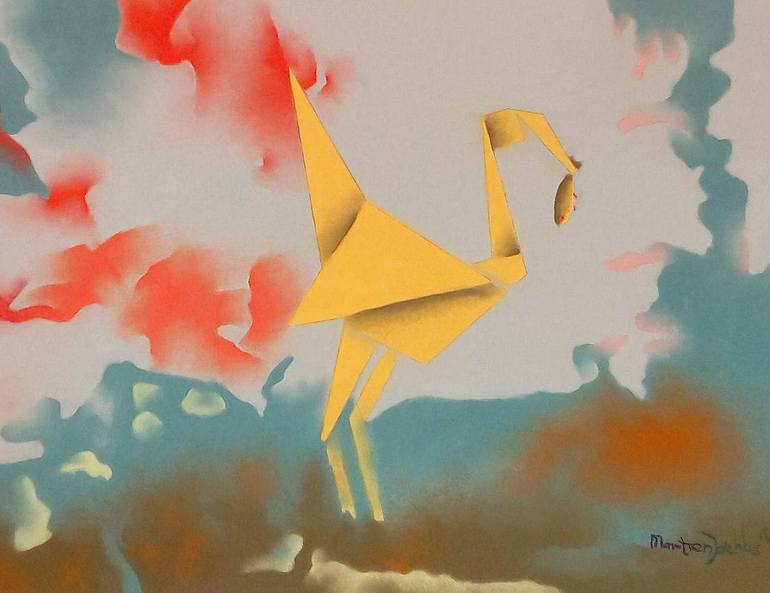 Origami Heron Martine Jacobs