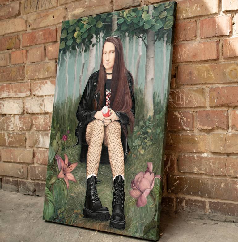 Original Contemporary Fashion Painting by Nataliya Bagatskaya