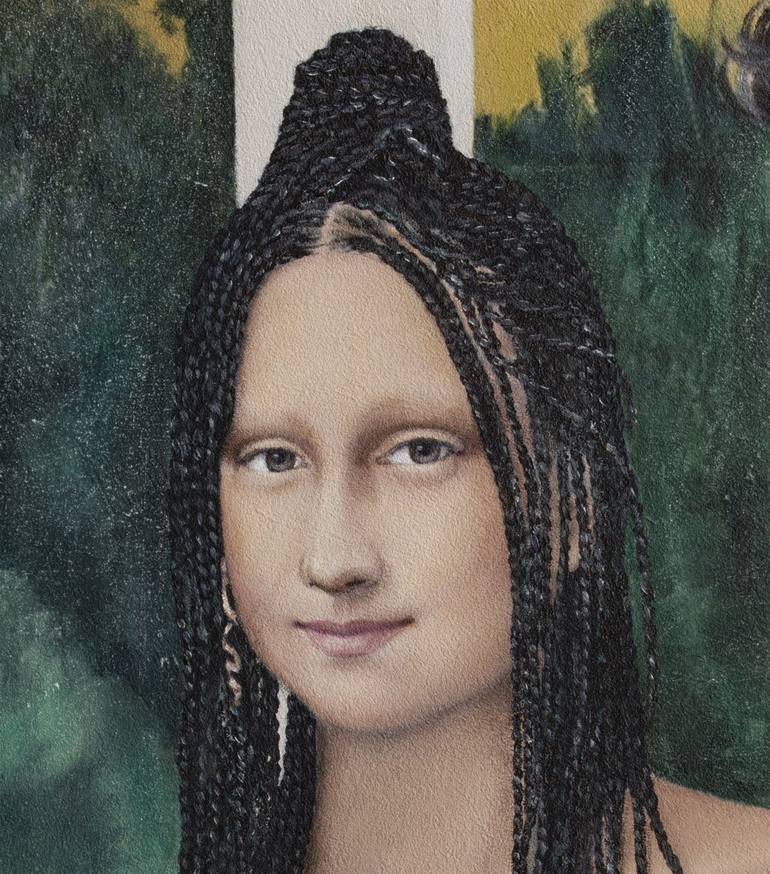 Original Conceptual Portrait Painting by Nataliya Bagatskaya
