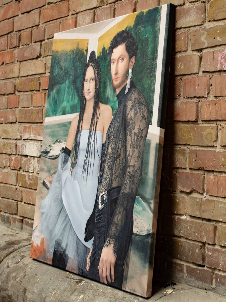 Original Conceptual People Painting by Nataliya Bagatskaya