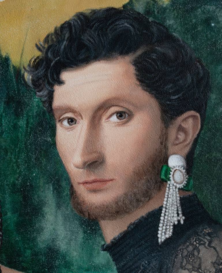 Original Conceptual People Painting by Nataliya Bagatskaya