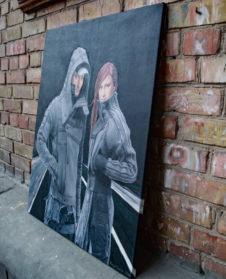 Original Contemporary People Painting by Nataliya Bagatskaya