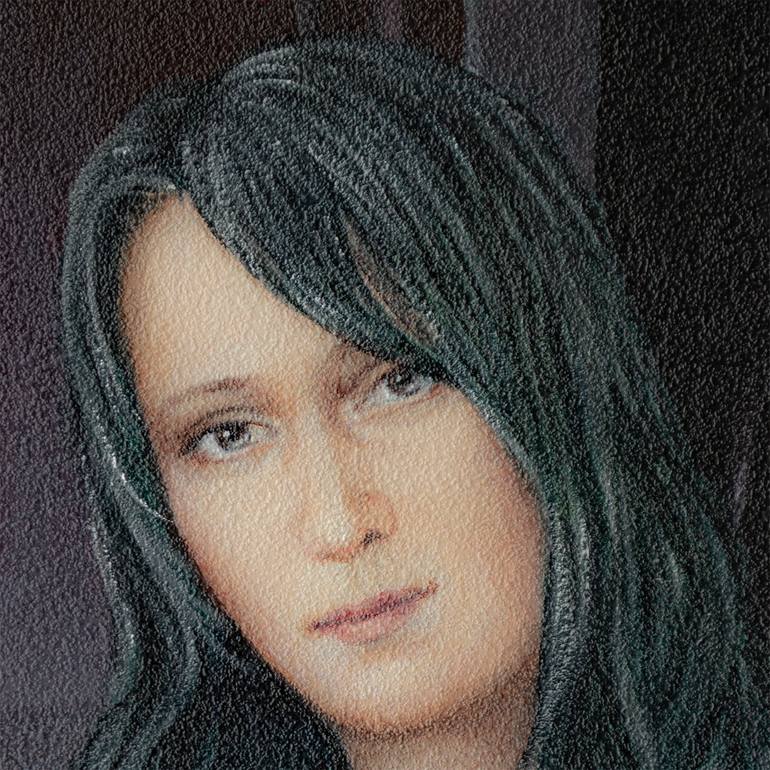 Original Art Deco Women Painting by Nataliya Bagatskaya