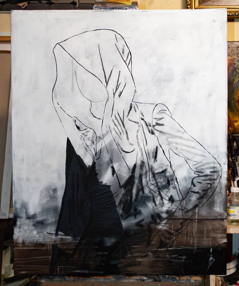 Original Contemporary People Painting by Nataliya Bagatskaya