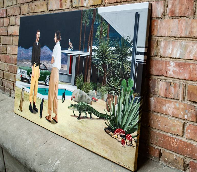 Original Figurative Fantasy Painting by Nataliya Bagatskaya