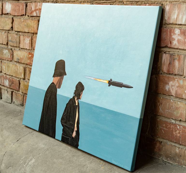 Original Contemporary Politics Painting by Nataliya Bagatskaya