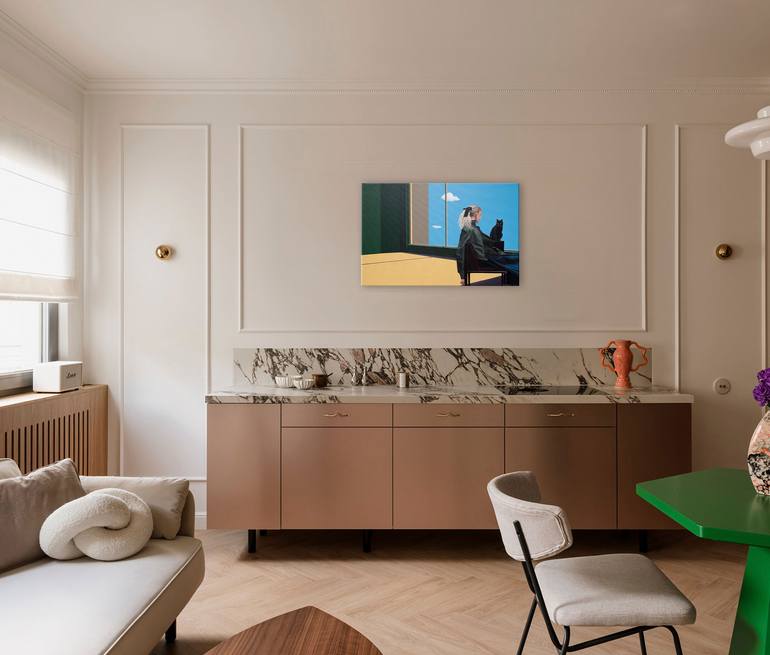 Original Figurative Home Painting by Nataliya Bagatskaya