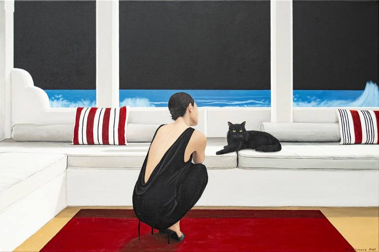 Print of Figurative Women Paintings by Nataliya Bagatskaya