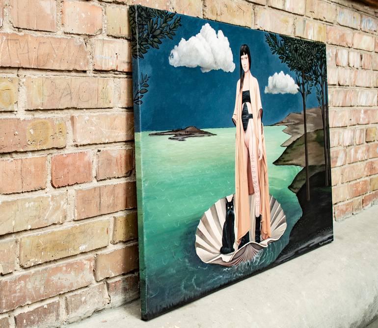 Original Figurative Classical Mythology Painting by Nataliya Bagatskaya