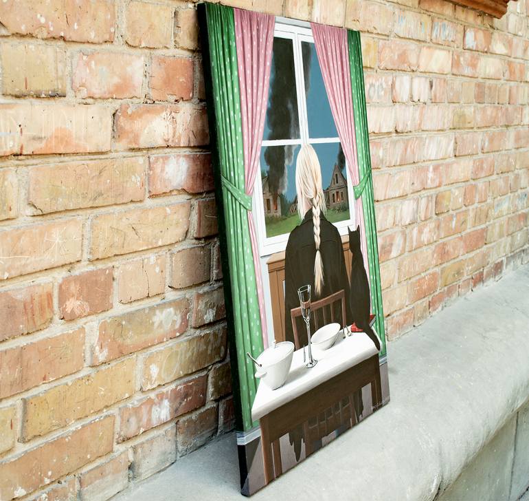 Original Figurative Politics Painting by Nataliya Bagatskaya